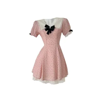 Mu Xiao Xin Short Sleeved Dress Women's