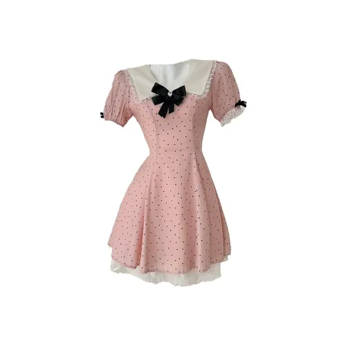 Mu Xiao Xin Short Sleeved Dress Women's
