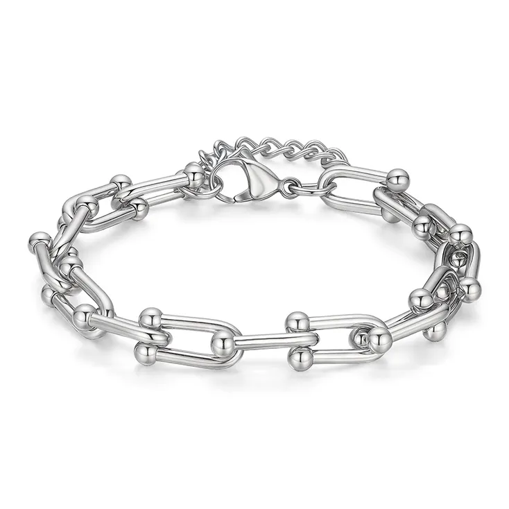 FAIRWHALE Titanium Steel Bracelets Unisex-0