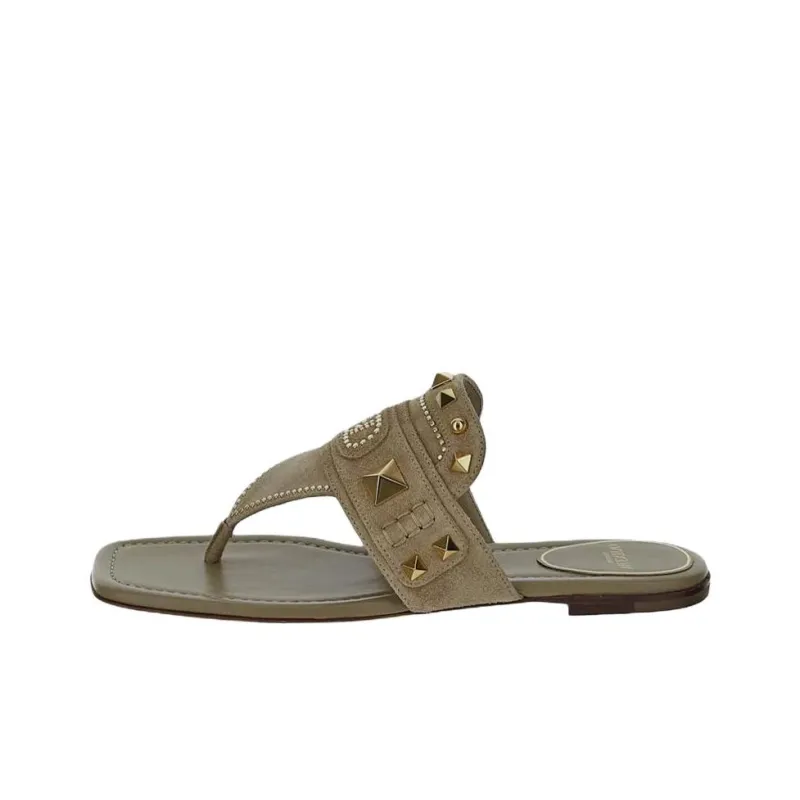 Valentino GARAVANI Slip Resistant Flip Flops Women's Umber-0