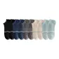 2 Black+2 Navy Blue+2 Dark Gray+2 Khaki+2 Turquoise