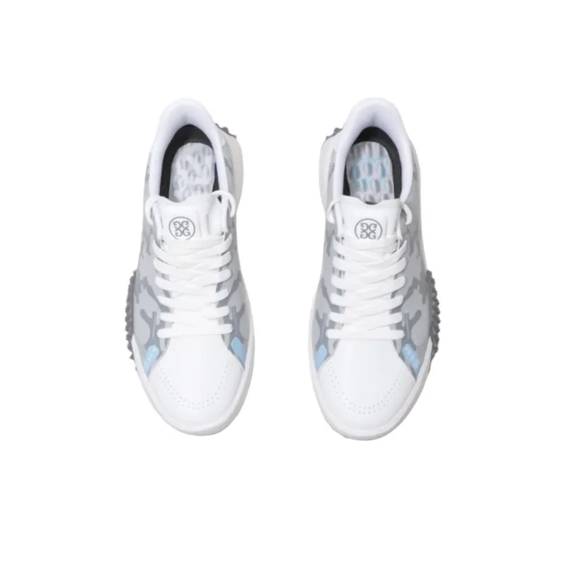 GFORE Waterproof And Wear resistant Low Top Golf Shoes Men's Gray White-2