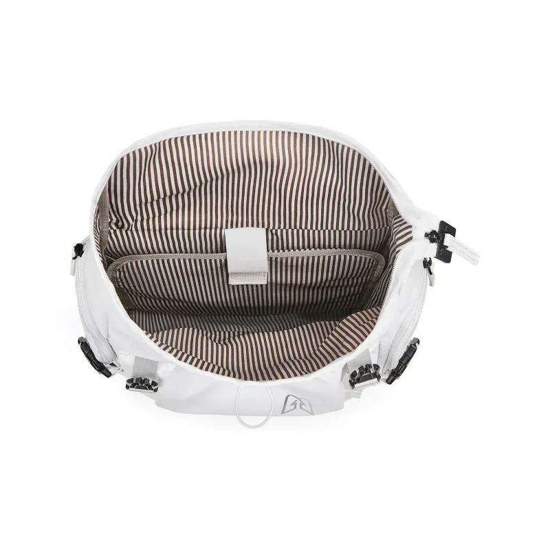 CHAOFANJI Oxford Cation Backpack Unisex White/Black-5