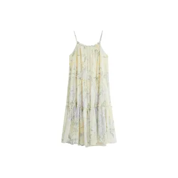 Inman Slip Dresses Women's Yellow Stamen