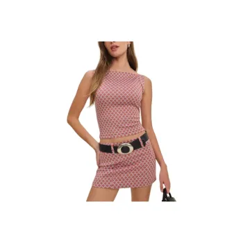 Reformation Tank Tops Women's Pink
