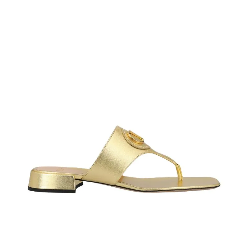 Valentino GARAVANI Flip Flops Women's Gold-1