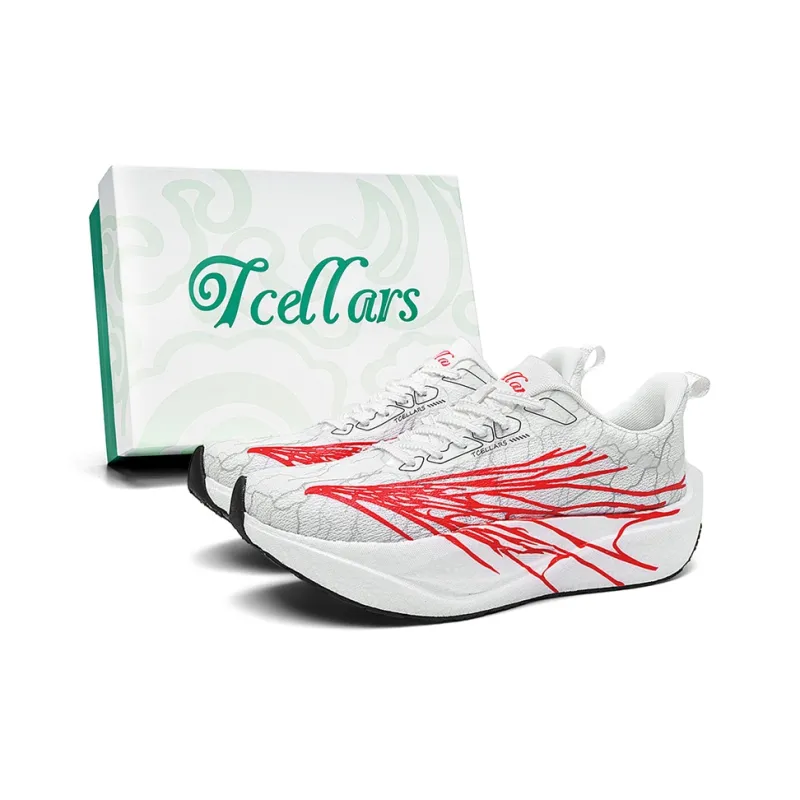 TCELLARS Cushioning, Breathable Coverage, Support, Balance, Rebound Low Top Running Shoes Unisex-1
