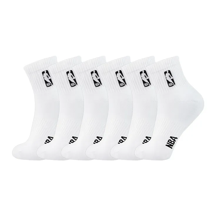 NBA Mid Calf Socks Men's 6 Pack-4