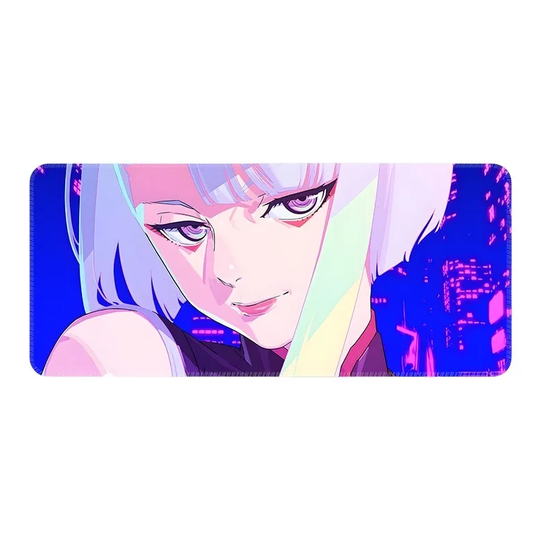 DANYIN Edge Walker Extra Large Men's Anime Gaming Computer Table Mat Cyberpunk Office Desk Cushion Mouse Pads-12