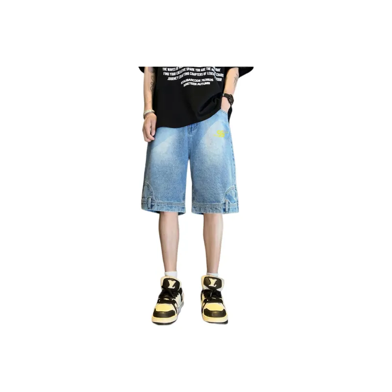 Colorful Creations Denim Shorts Unisex-0