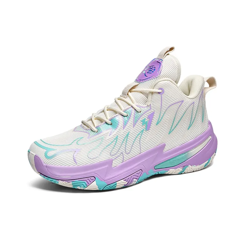 Black tailed Deer Slip Resistant, Abrasion Resistant, Breathable Mid Top Basketball Shoes Unisex-9