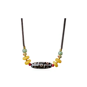 DVNRR Agate Jade Necklaces Unisex