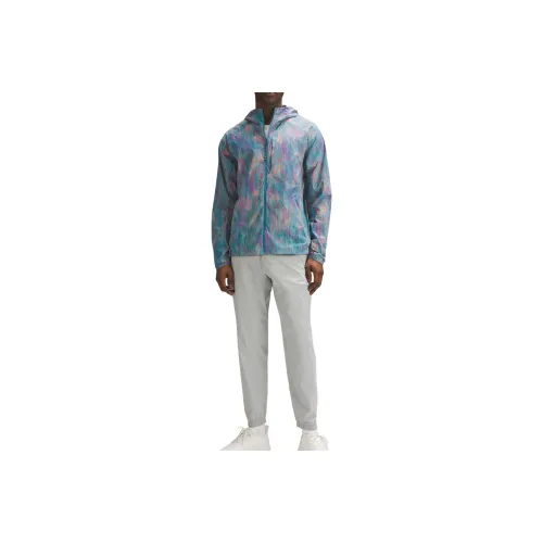 Lululemon Fast And Free Jackets Men Pixel Laser Scattering Mixed Color