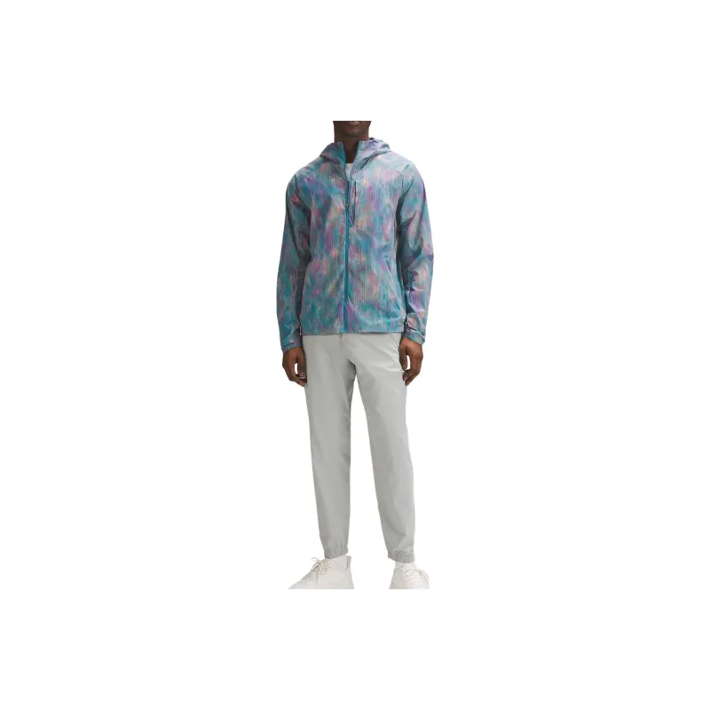 Lululemon Fast And Free Jackets Men Pixel Laser Scattering Mixed Color-0