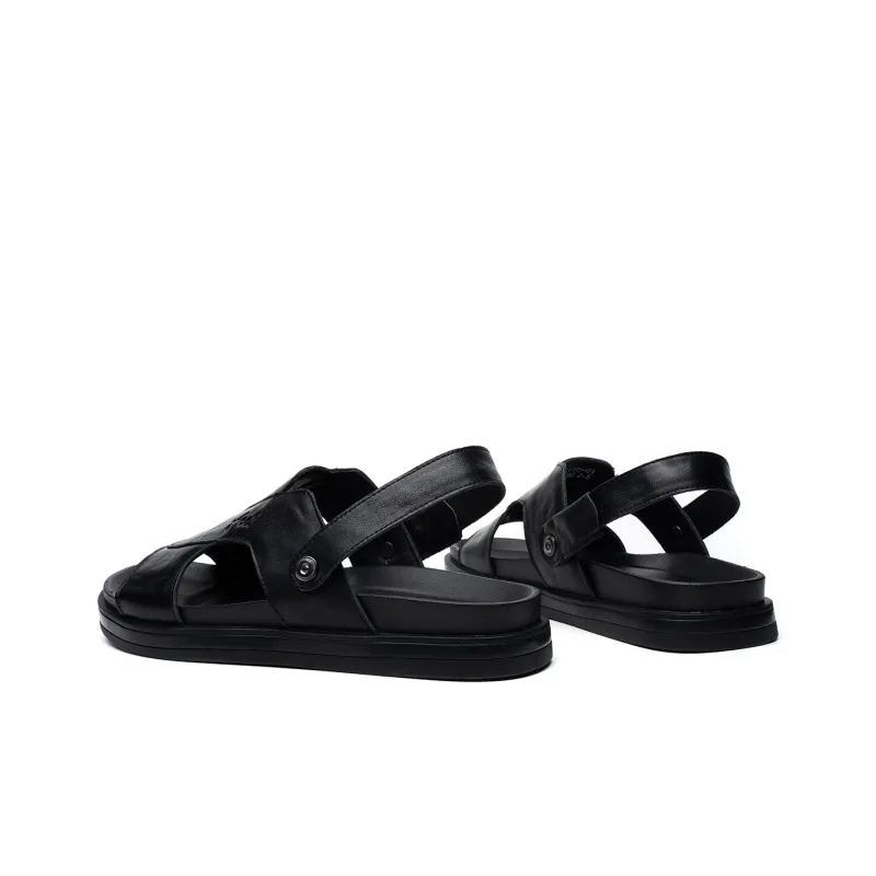 FED Beach Sandals Men Black-3
