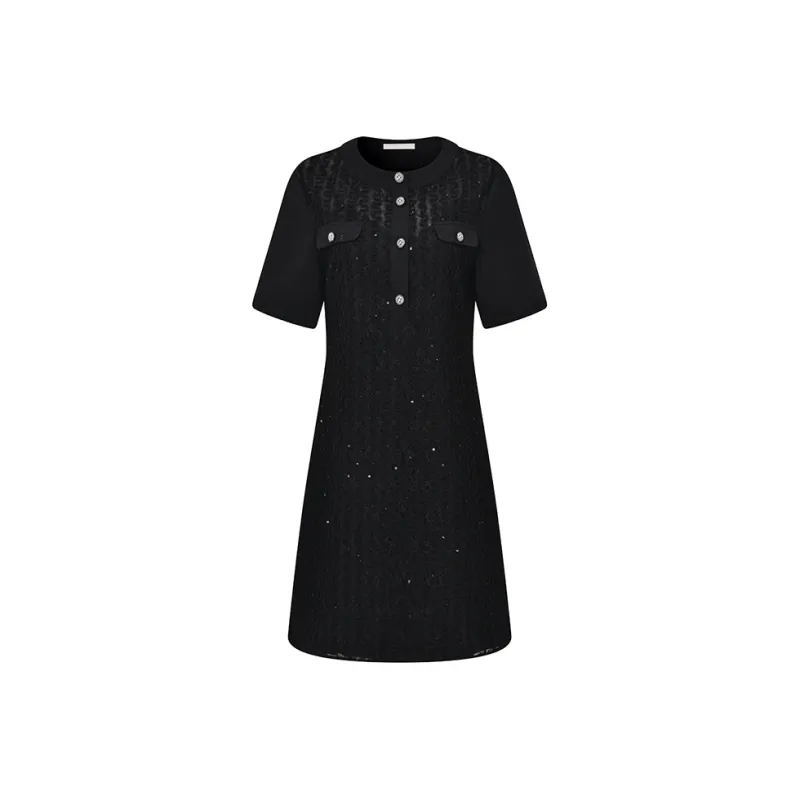 RARE Short Sleeved Dress Women's-0