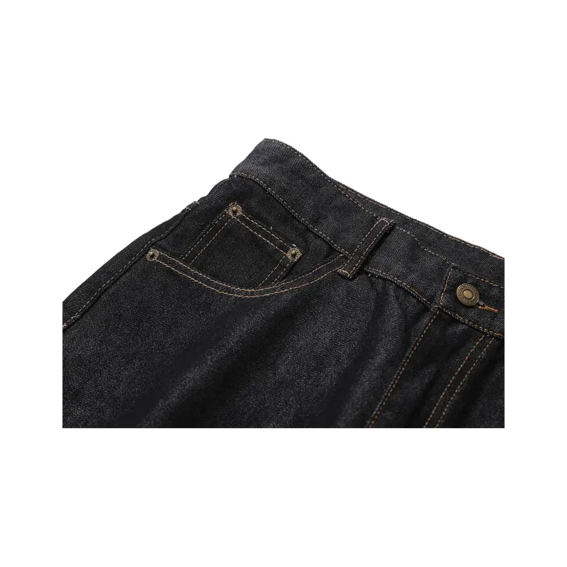 NANDCHN Jeans Unisex Black-2