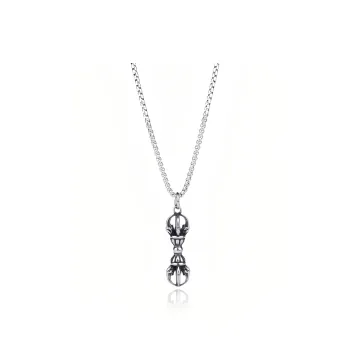 FOREVER MELODY Titanium Steel Necklaces Men's