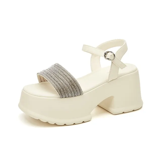 DAPHNE One Strap Sandals 8.5CM Women's-4