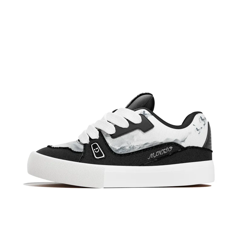 MINISO Skateboard Shoes Ink Black-1