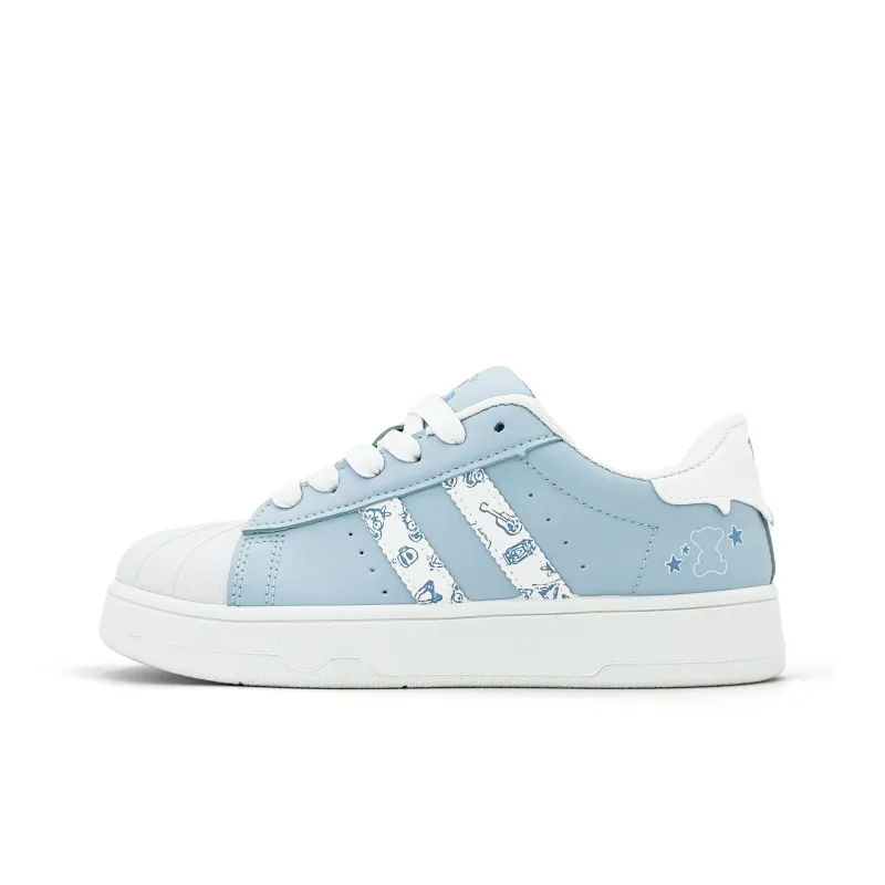 Teddy Bear Collection Low Top Skateboard Shoes Unisex-6