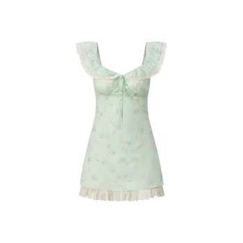FLIM Slip Dresses Women's Light Green