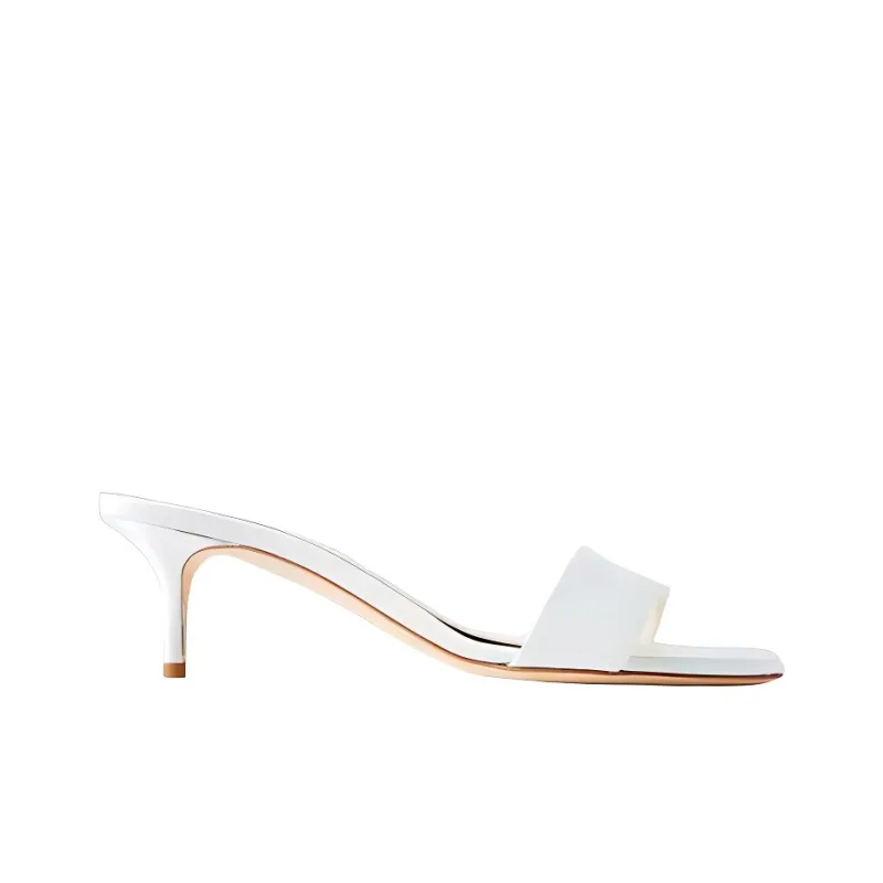 Aeyde Slide Slippers Women's Ecru-1