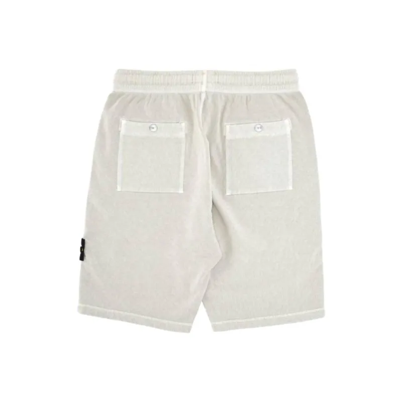 STONE ISLAND Cotton Bermuda Shorts-1