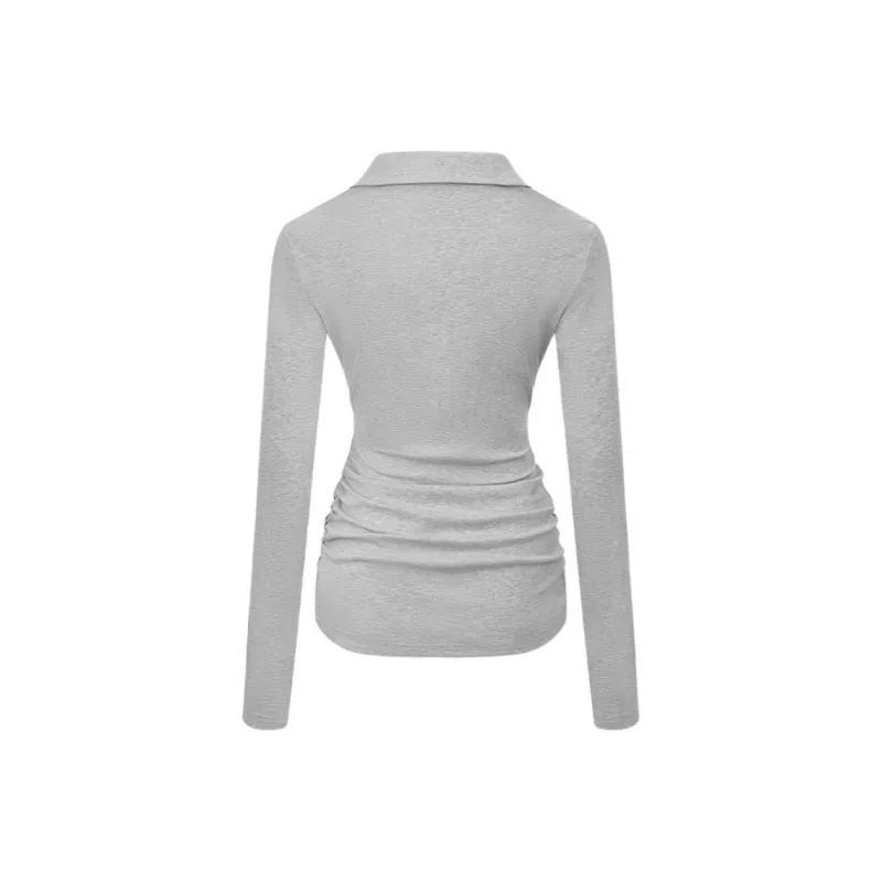 Ann Andelman Knitwear Women's Heather Gray-1