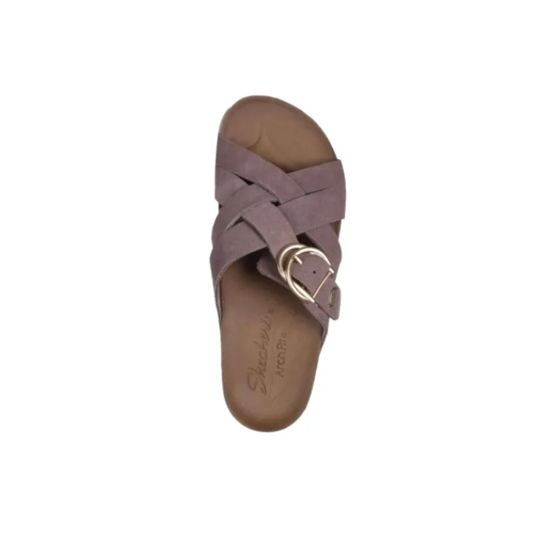 Skechers ARCH FIT GRANOLA Slide Slippers Women's Brown-3