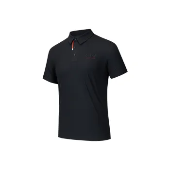Anta Variety Training Collection Polo Shirt Men's Basic Black