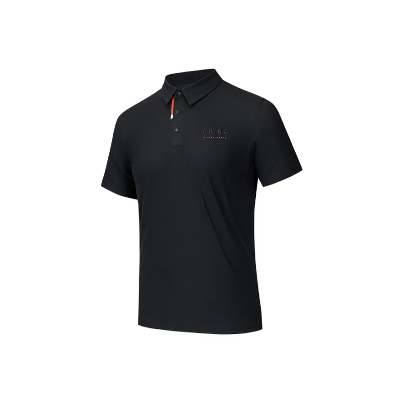 Anta Variety Training Collection Polo Shirt Men's Basic Black-0