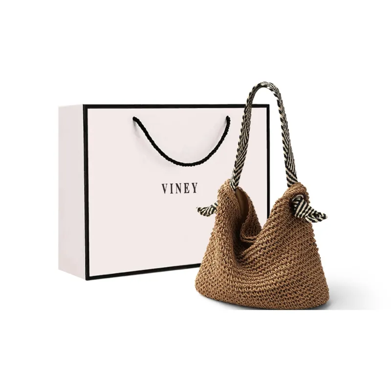 VINEY Fabric Shoulder Bag Regular Women's Camel-0