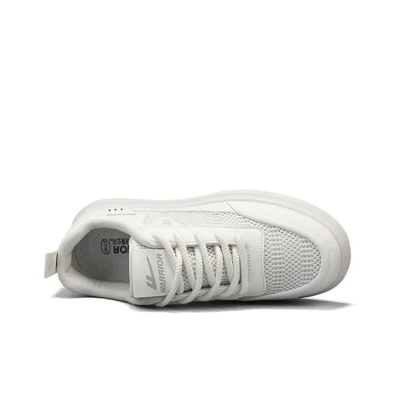 Warrior Slip Resistant, Abrasion Resistant, Lightweight Low Top Skateboard Shoes Men's Beige-2