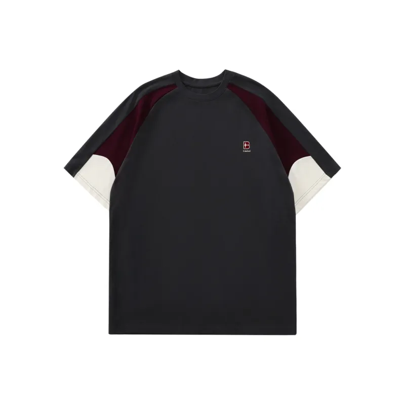 ALEXANDRO FRATELLI Summer Minimalist Style Versatile Texture T Shirt Men's-2