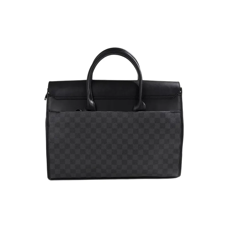 VIHUS PVC Briefcase Regular Men's Black-1