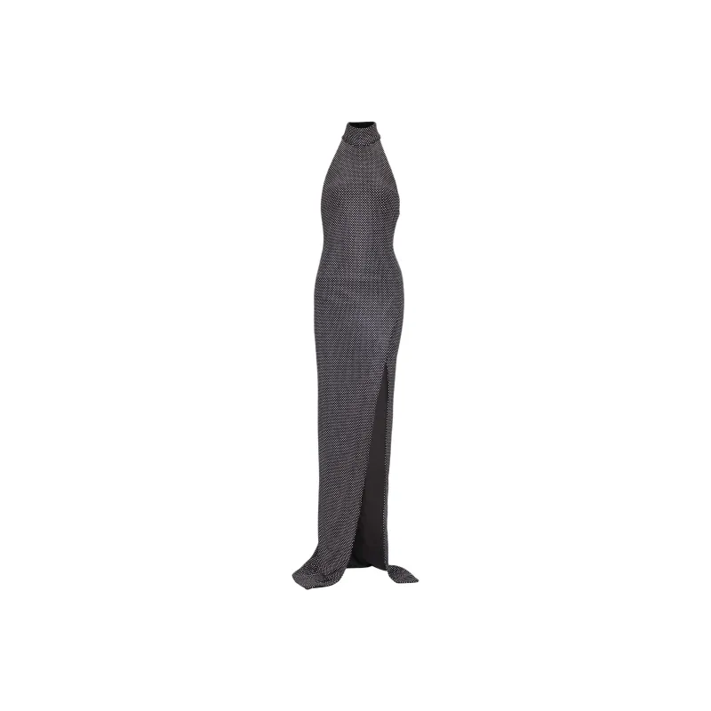 BALMAIN Sleeveless Dress Women's Black-0