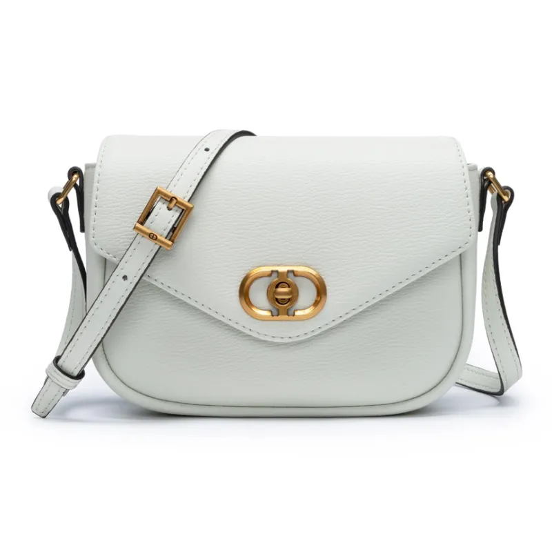Chrisdien Deny Split Cow Leather Tofu Bag, Small Square Bag, Crossbody Bag, Shoulder Bag Women's Multicolor-12