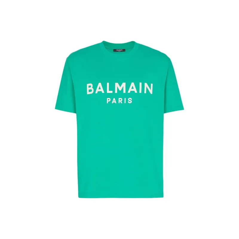 BALMAIN Logo print T shirt-0