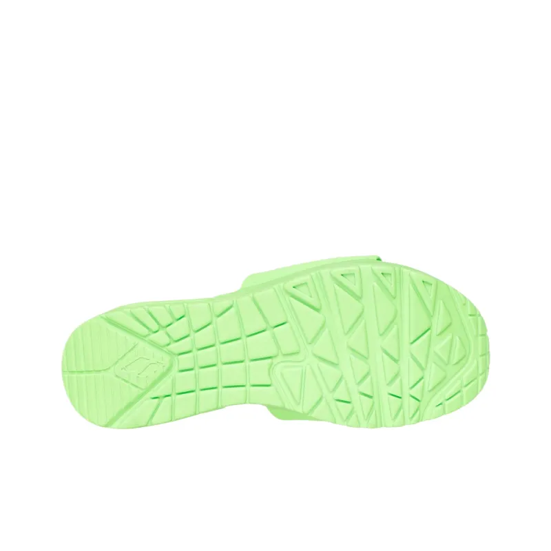 Skechers Uno Slide Slippers Women's Green-4