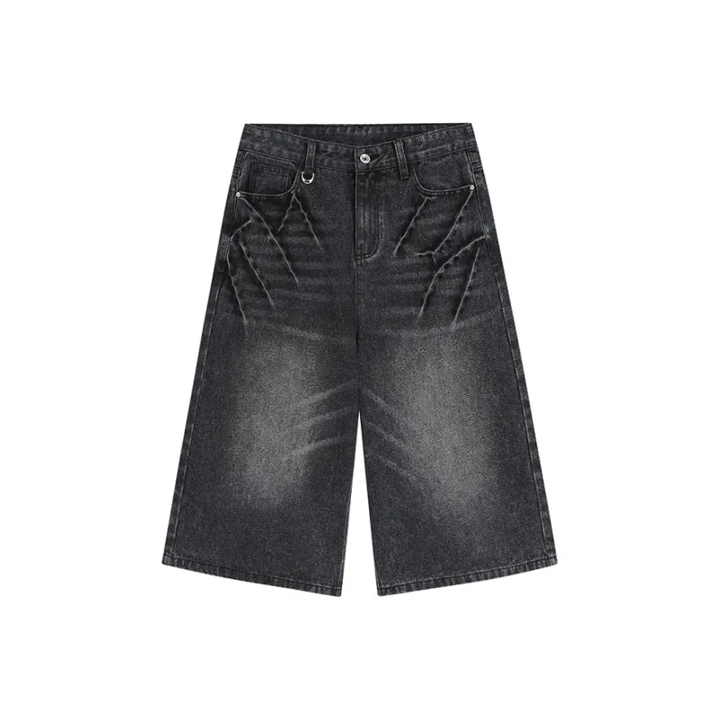 K411 Denim Shorts Unisex-0