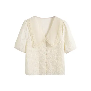OZVO Shirts Women's Apricot