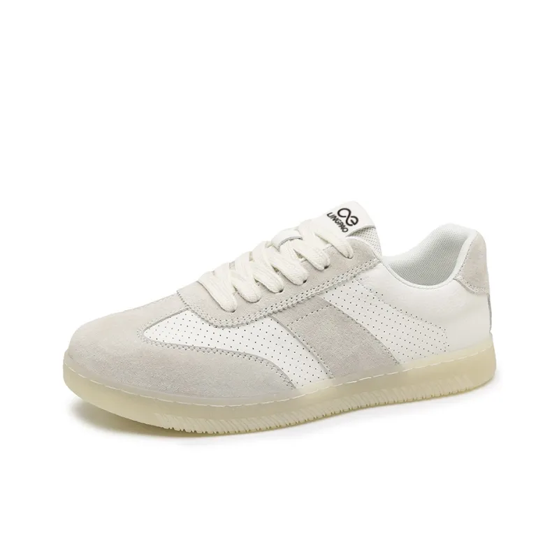 LINGPAO Breathable And Slip Resistant Low Top Skateboard Shoes Men's-1