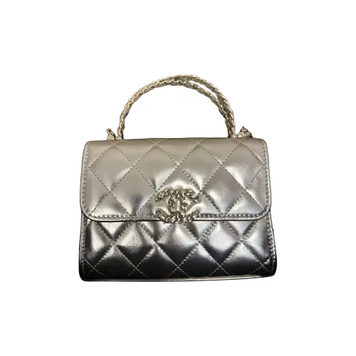 CHANEL Kelly Handbag Mini Women's Light Gold