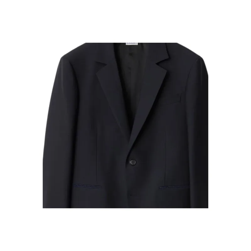 Burberry Business Suit Coat Men's Marine Blue-4