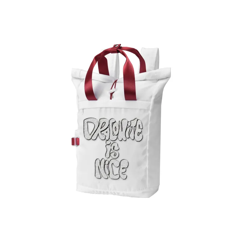 DRACONITE Polyester Backpack Unisex White-1