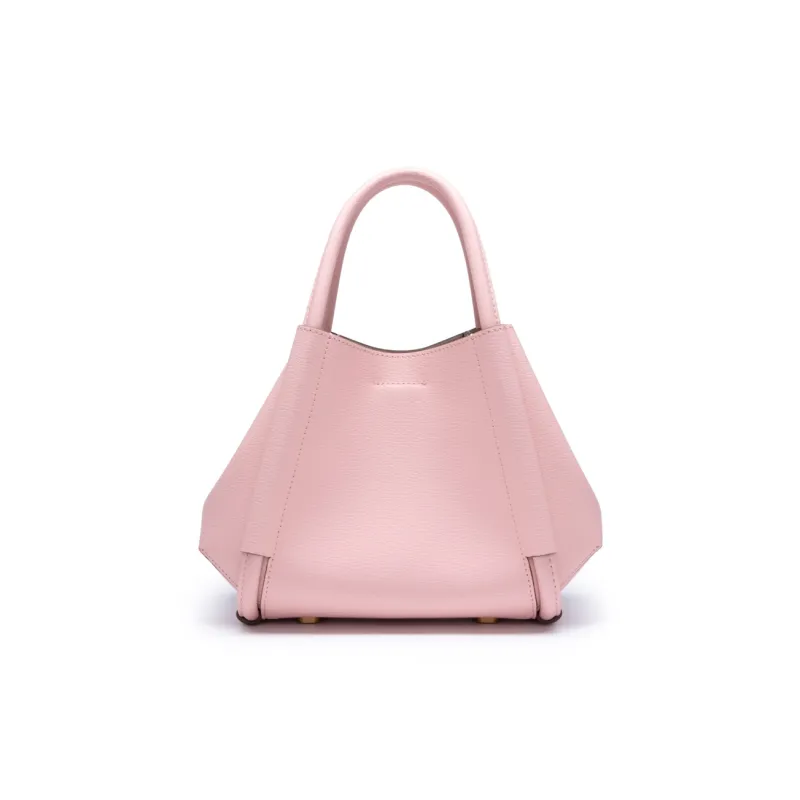 Chrisdien Deny Split Cow Leather Basket Bag, Shoulder Bag, Crossbody Bag, Handbag Regular Women's Multicolor-1