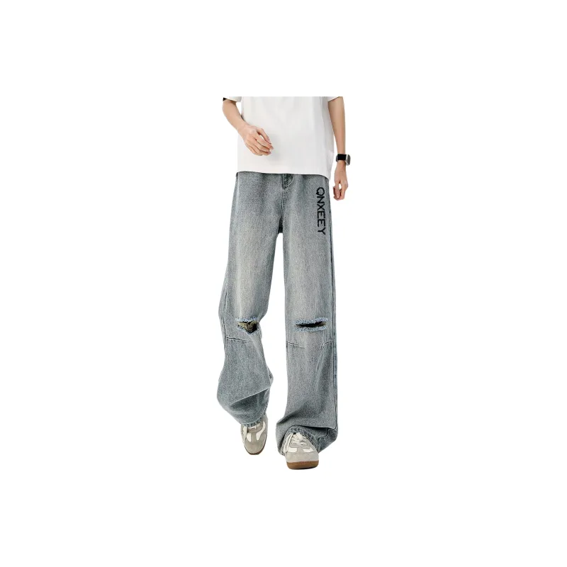 Qnxeey Jeans Unisex-2