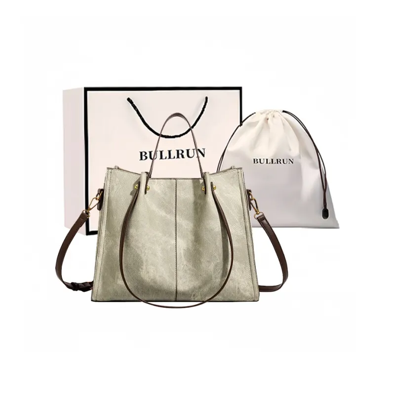 Bullrun Microfiber Synthetic Leather Handbag Regular Women's Green-0