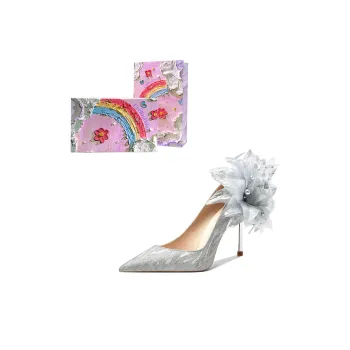 Crelinkxlat Pantang For You, Box Included High Heels Women's Silver